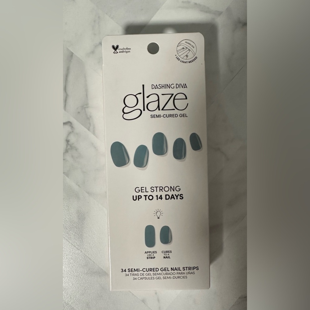 Dashing Diva Glaze Semi-Cured Gel Nail Strips